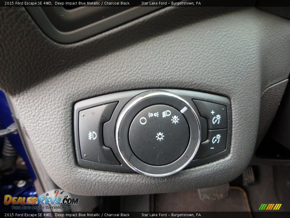2015 Ford Escape SE 4WD Deep Impact Blue Metallic / Charcoal Black Photo #14