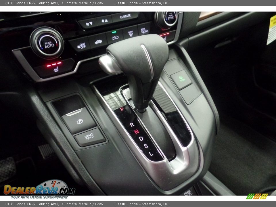 2018 Honda CR-V Touring AWD Gunmetal Metallic / Gray Photo #12