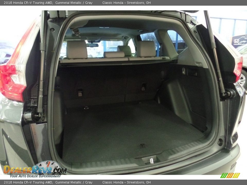 2018 Honda CR-V Touring AWD Gunmetal Metallic / Gray Photo #14
