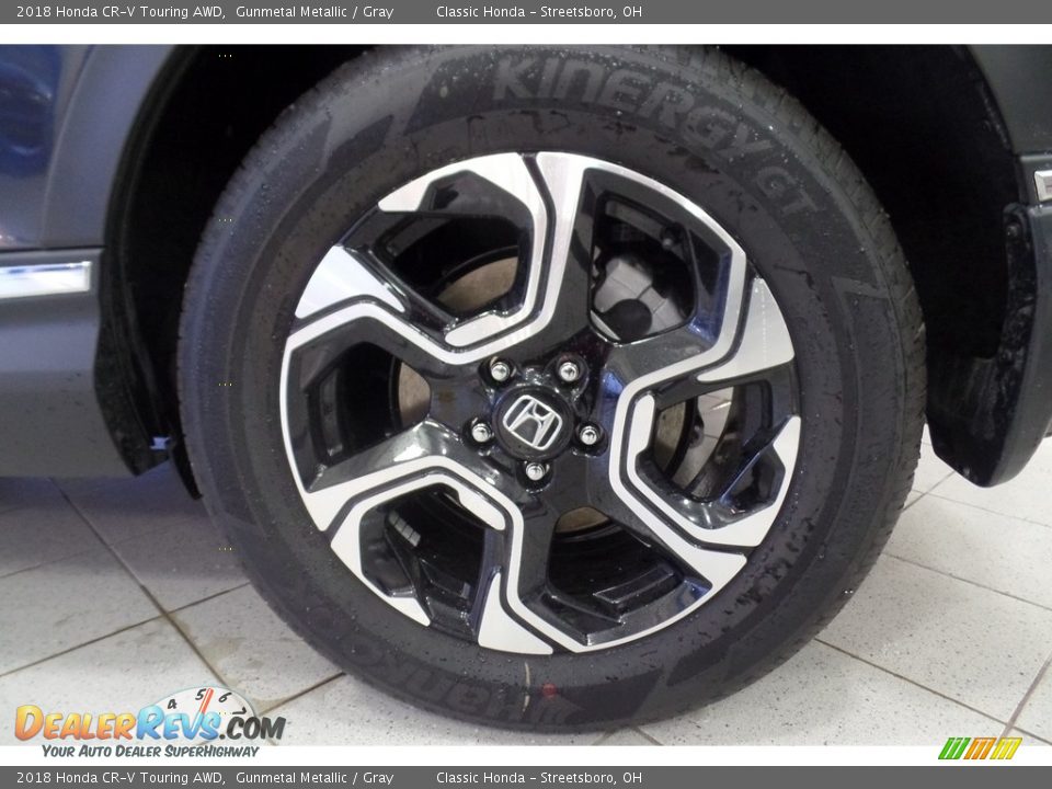 2018 Honda CR-V Touring AWD Gunmetal Metallic / Gray Photo #15