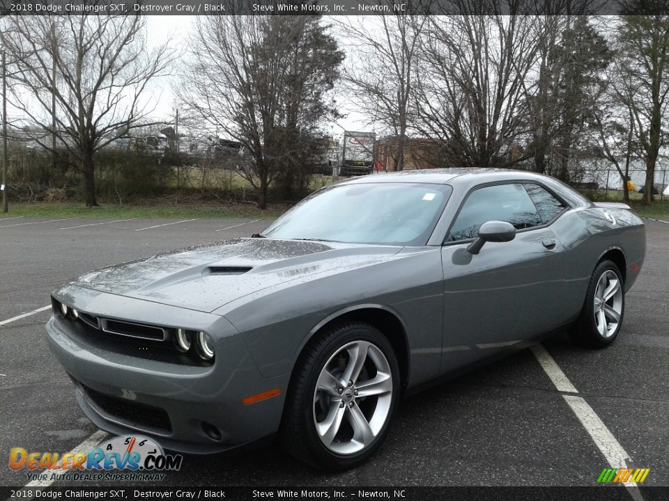 2018 Dodge Challenger SXT Destroyer Gray / Black Photo #2