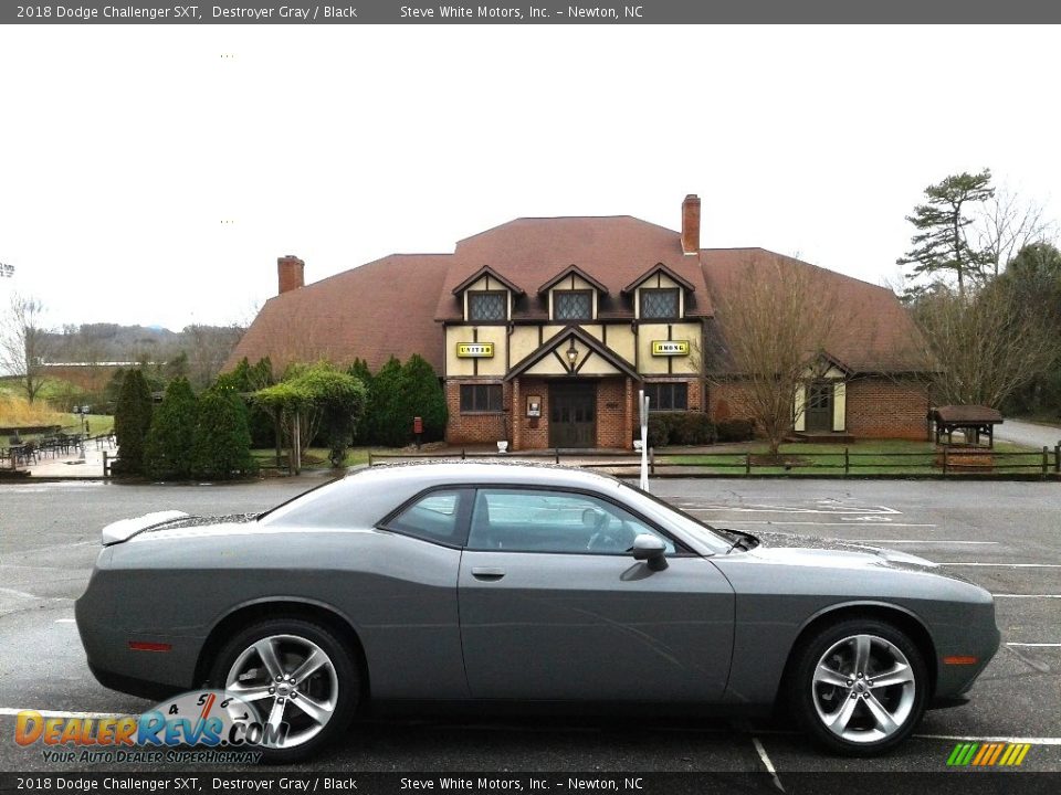 2018 Dodge Challenger SXT Destroyer Gray / Black Photo #5