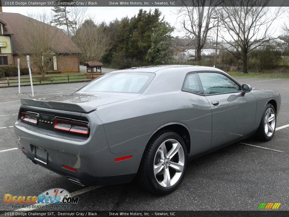 2018 Dodge Challenger SXT Destroyer Gray / Black Photo #6