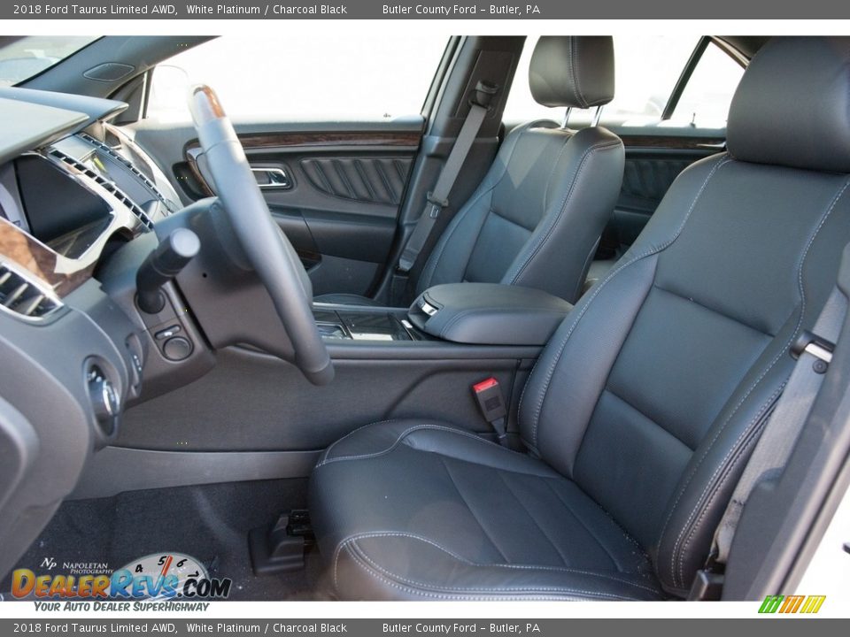 2018 Ford Taurus Limited AWD White Platinum / Charcoal Black Photo #7