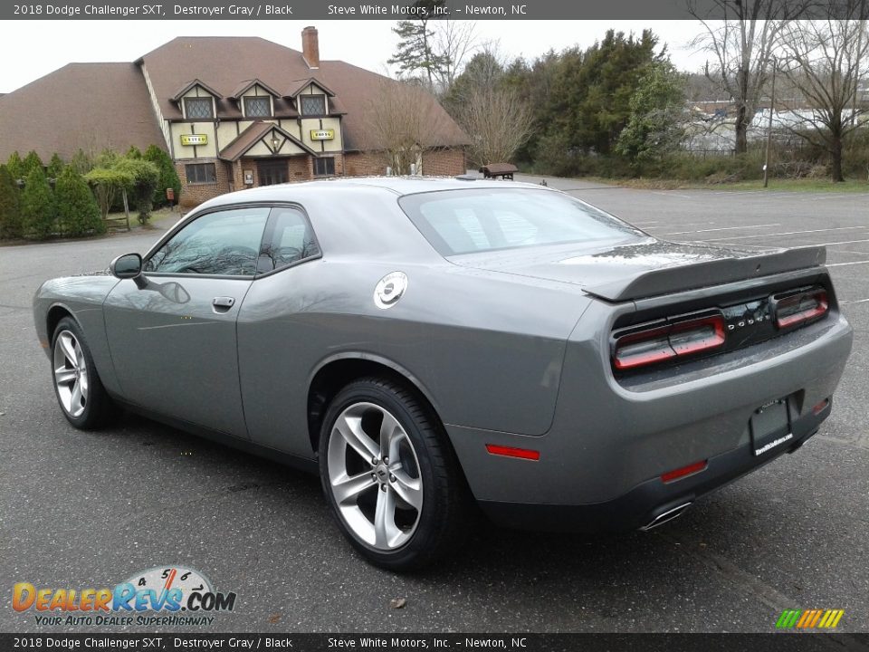 2018 Dodge Challenger SXT Destroyer Gray / Black Photo #8