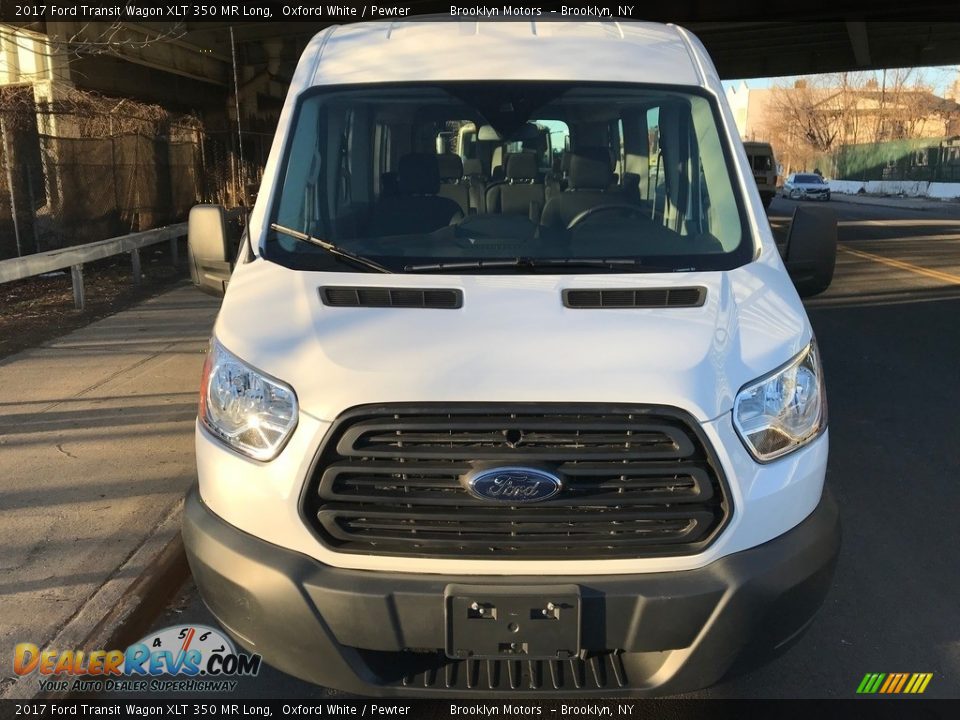 2017 Ford Transit Wagon XLT 350 MR Long Oxford White / Pewter Photo #5
