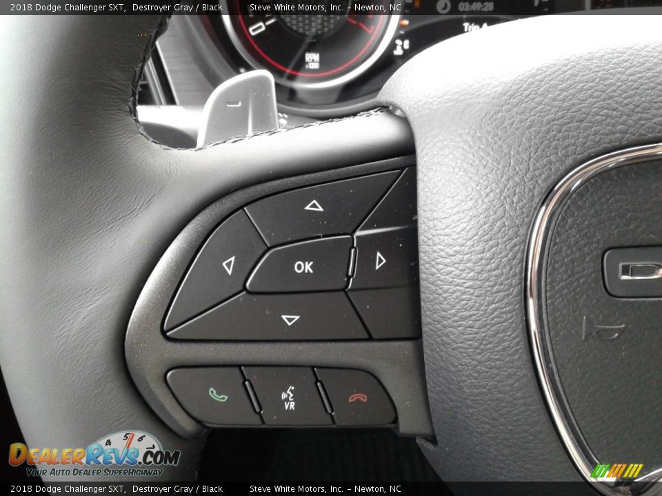 2018 Dodge Challenger SXT Destroyer Gray / Black Photo #16