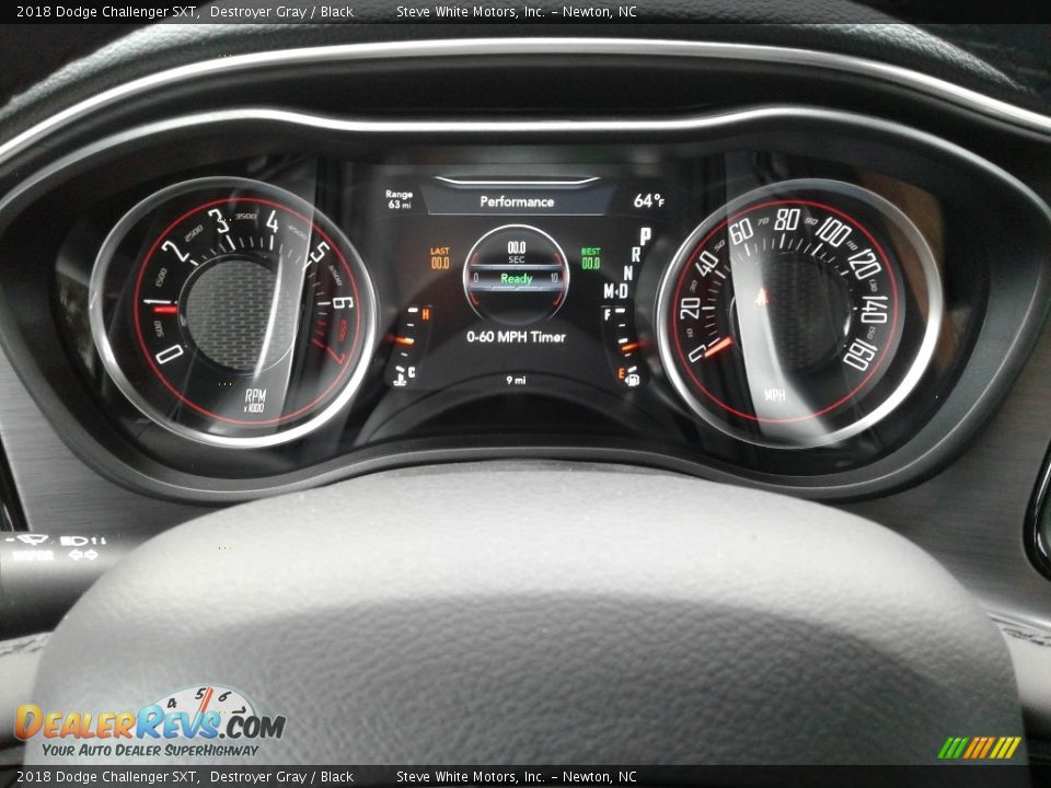 2018 Dodge Challenger SXT Destroyer Gray / Black Photo #18