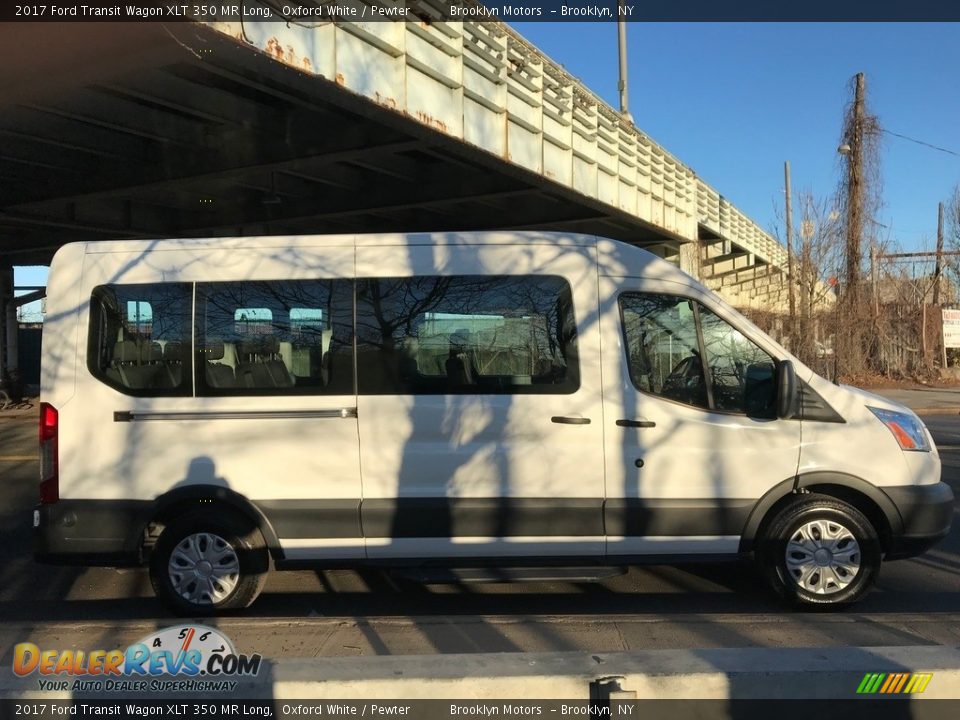 2017 Ford Transit Wagon XLT 350 MR Long Oxford White / Pewter Photo #13