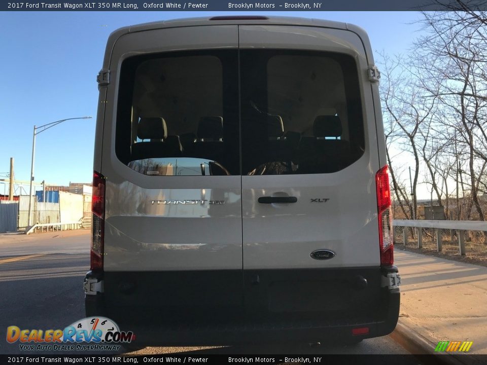 2017 Ford Transit Wagon XLT 350 MR Long Oxford White / Pewter Photo #17