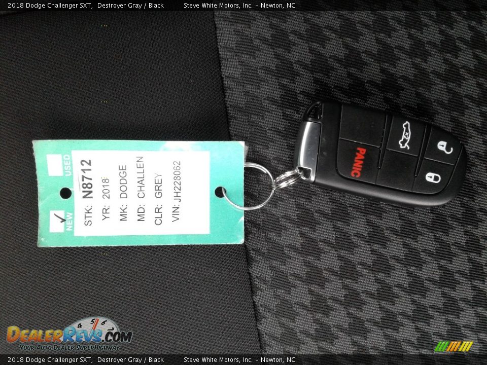 2018 Dodge Challenger SXT Destroyer Gray / Black Photo #28
