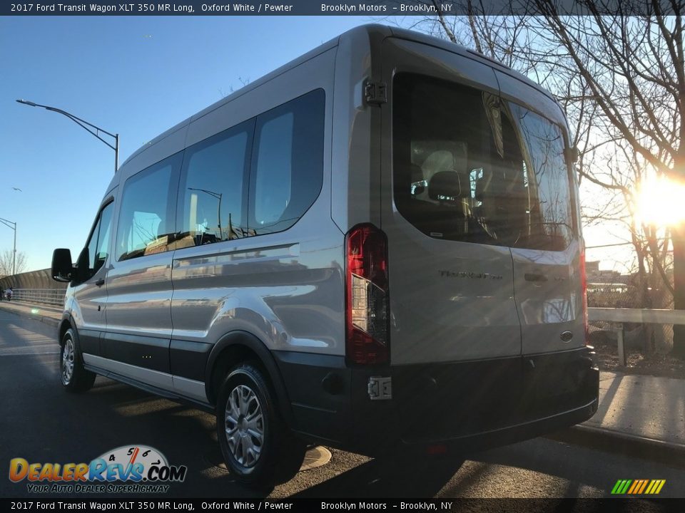 2017 Ford Transit Wagon XLT 350 MR Long Oxford White / Pewter Photo #20