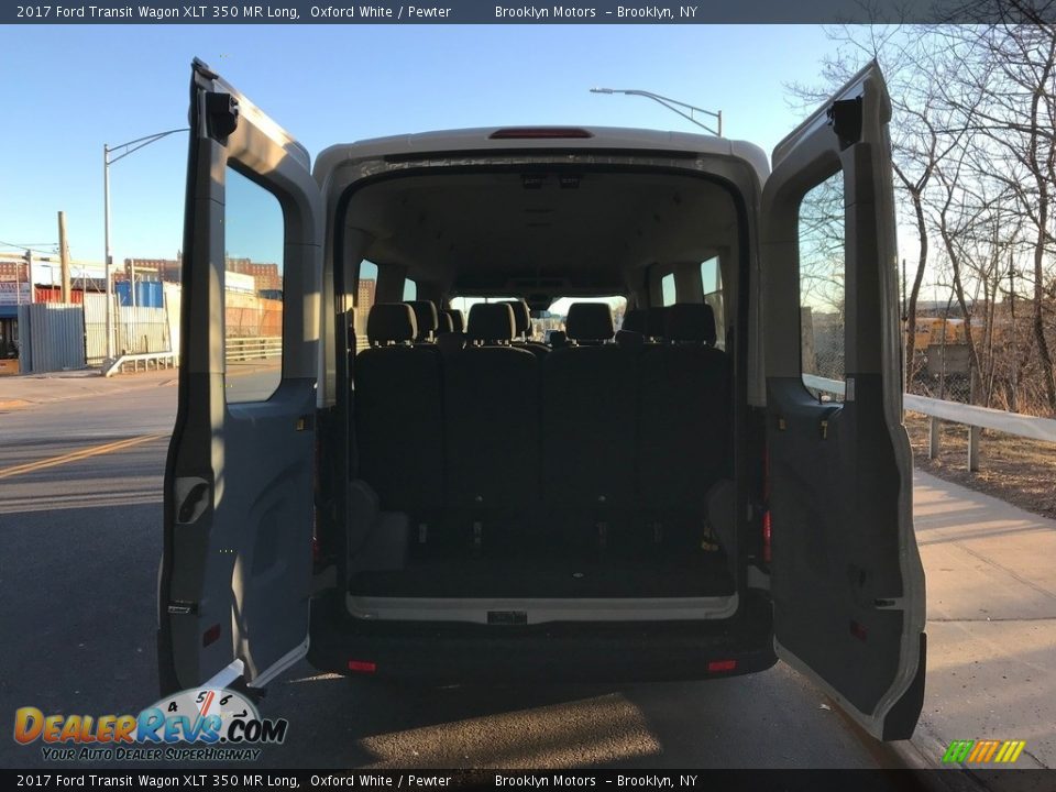 2017 Ford Transit Wagon XLT 350 MR Long Oxford White / Pewter Photo #21