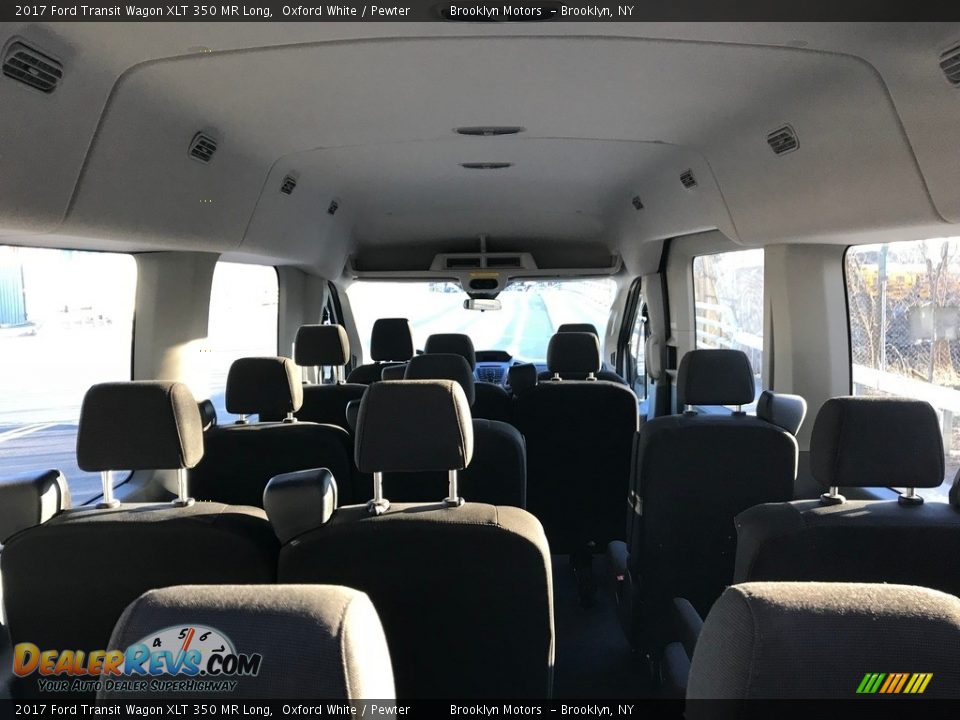2017 Ford Transit Wagon XLT 350 MR Long Oxford White / Pewter Photo #23