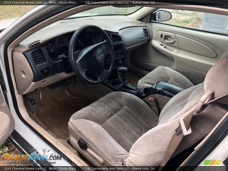 2004 Chevrolet Monte Carlo LS White / Ebony Black Photo #5