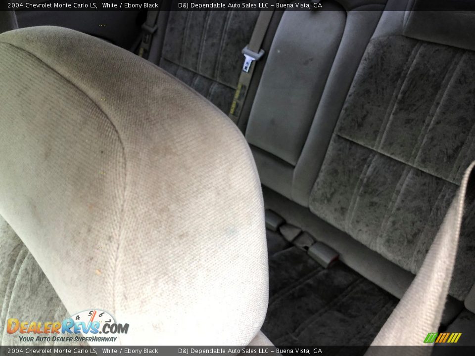 2004 Chevrolet Monte Carlo LS White / Ebony Black Photo #6