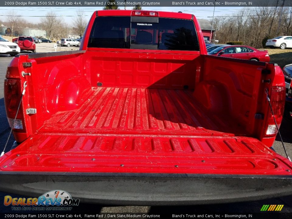 2009 Dodge Ram 1500 SLT Crew Cab 4x4 Flame Red / Dark Slate/Medium Graystone Photo #5