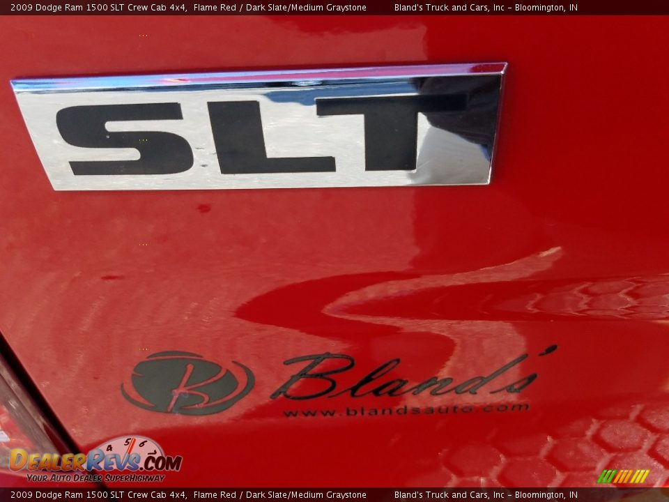 2009 Dodge Ram 1500 SLT Crew Cab 4x4 Flame Red / Dark Slate/Medium Graystone Photo #6
