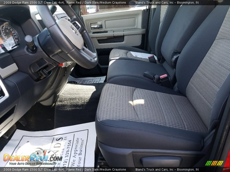 2009 Dodge Ram 1500 SLT Crew Cab 4x4 Flame Red / Dark Slate/Medium Graystone Photo #15