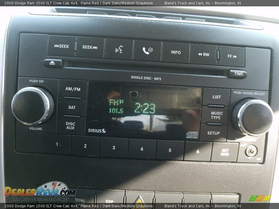 2009 Dodge Ram 1500 SLT Crew Cab 4x4 Flame Red / Dark Slate/Medium Graystone Photo #27