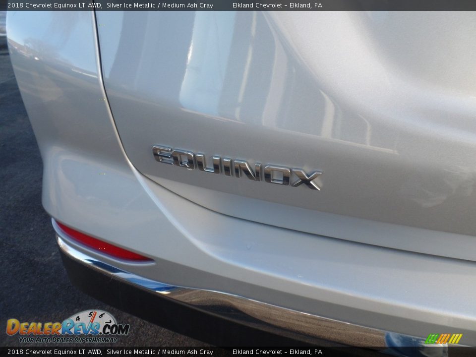 2018 Chevrolet Equinox LT AWD Silver Ice Metallic / Medium Ash Gray Photo #10