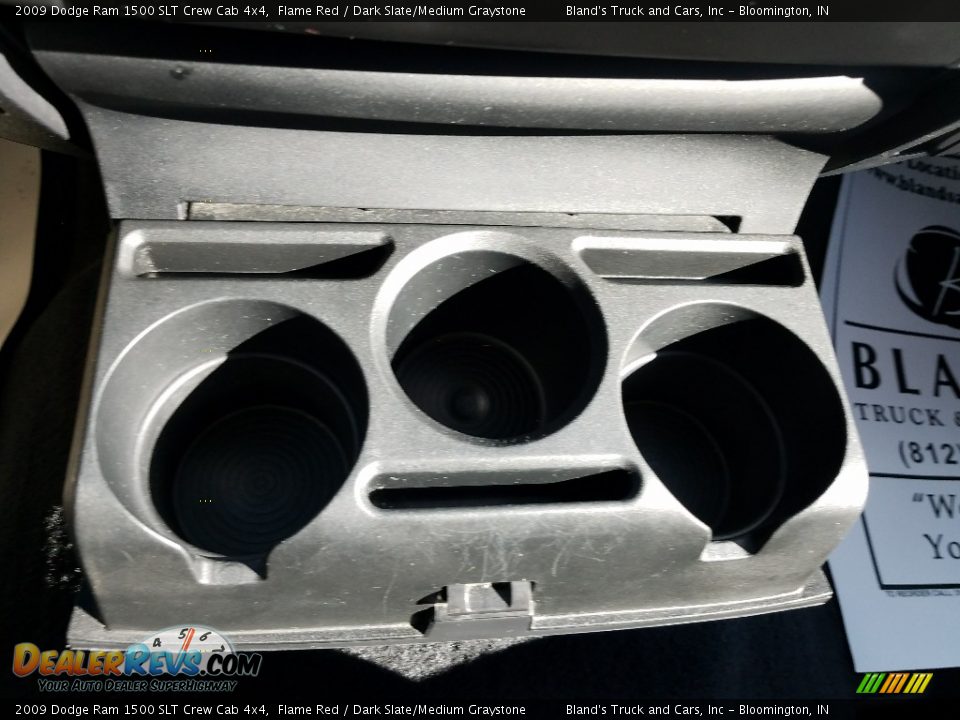 2009 Dodge Ram 1500 SLT Crew Cab 4x4 Flame Red / Dark Slate/Medium Graystone Photo #31