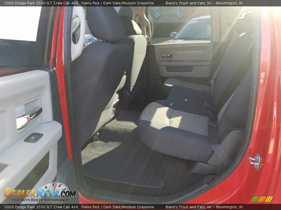 2009 Dodge Ram 1500 SLT Crew Cab 4x4 Flame Red / Dark Slate/Medium Graystone Photo #33