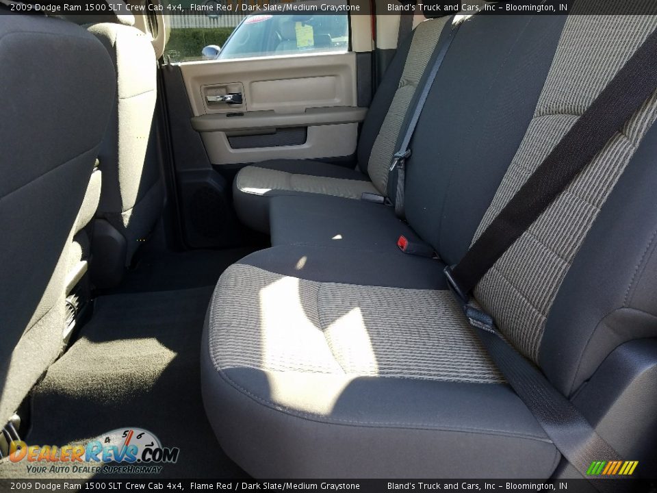 2009 Dodge Ram 1500 SLT Crew Cab 4x4 Flame Red / Dark Slate/Medium Graystone Photo #34