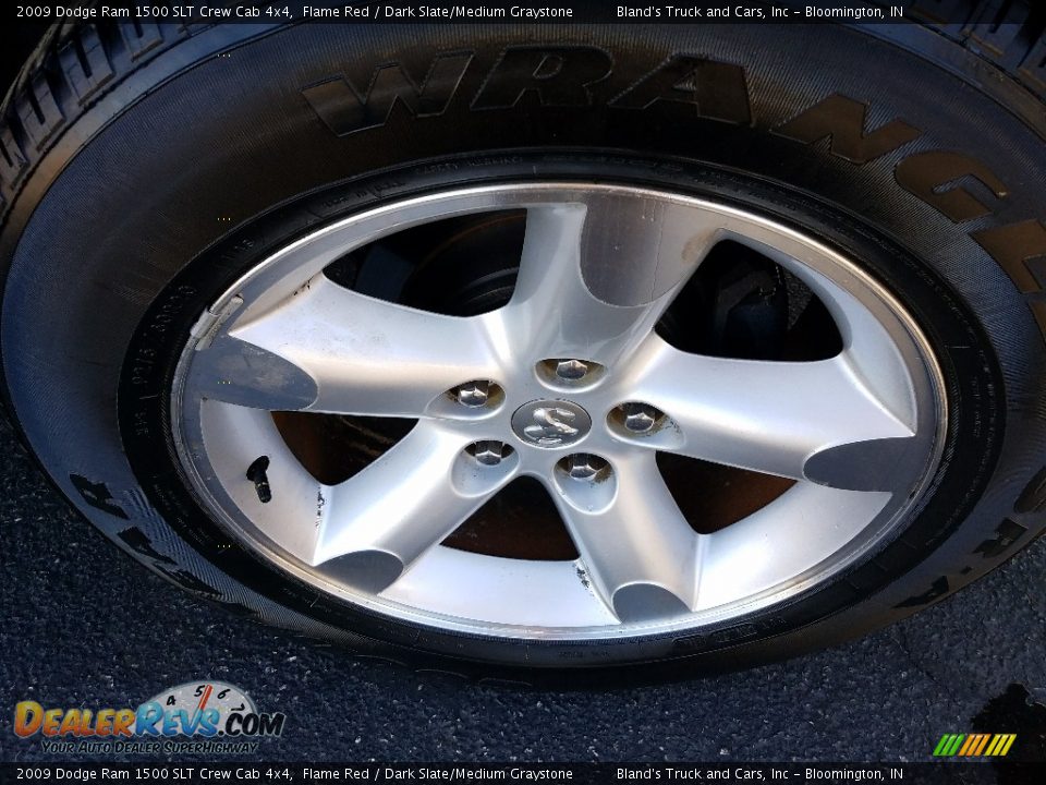 2009 Dodge Ram 1500 SLT Crew Cab 4x4 Flame Red / Dark Slate/Medium Graystone Photo #36