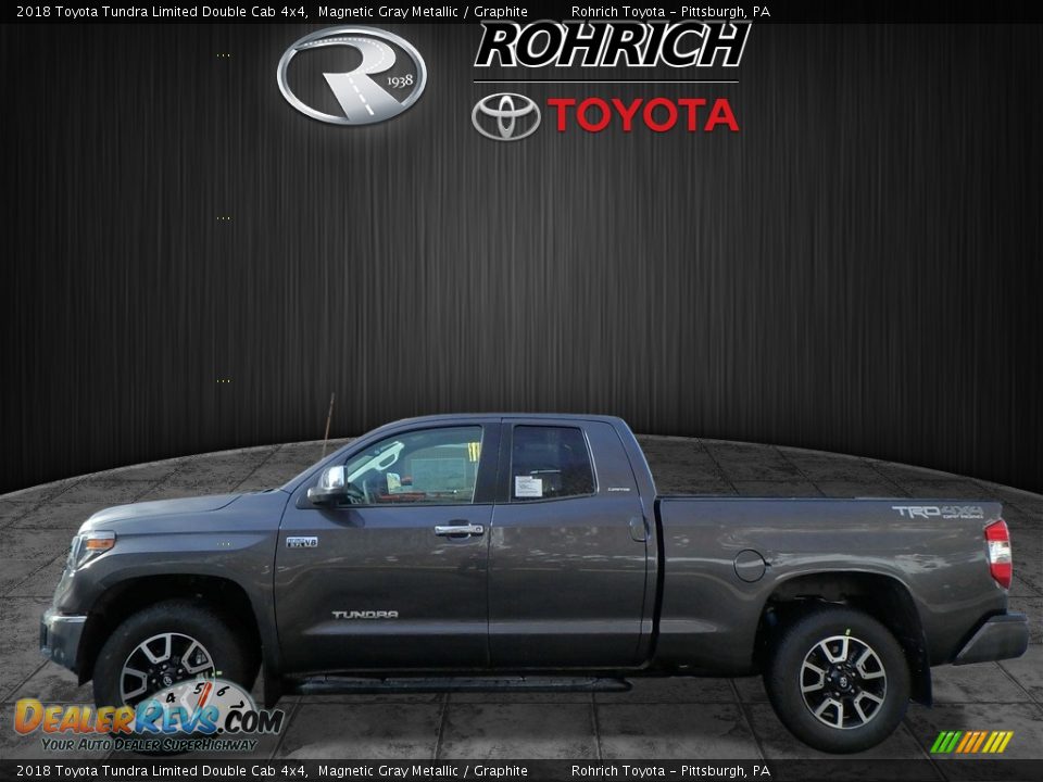 2018 Toyota Tundra Limited Double Cab 4x4 Magnetic Gray Metallic / Graphite Photo #3