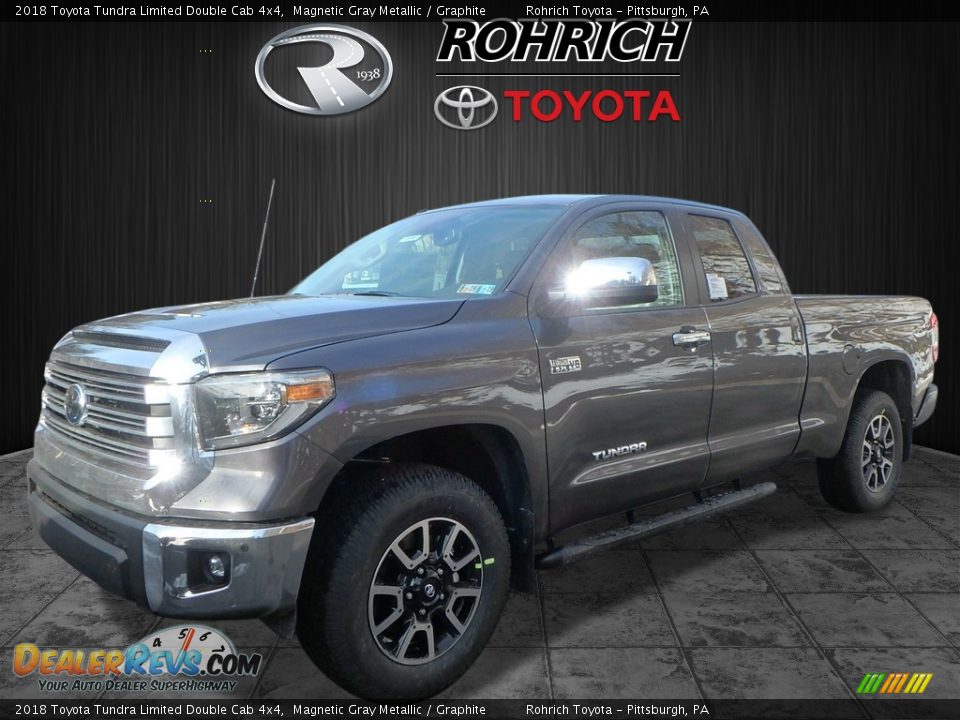 2018 Toyota Tundra Limited Double Cab 4x4 Magnetic Gray Metallic / Graphite Photo #4