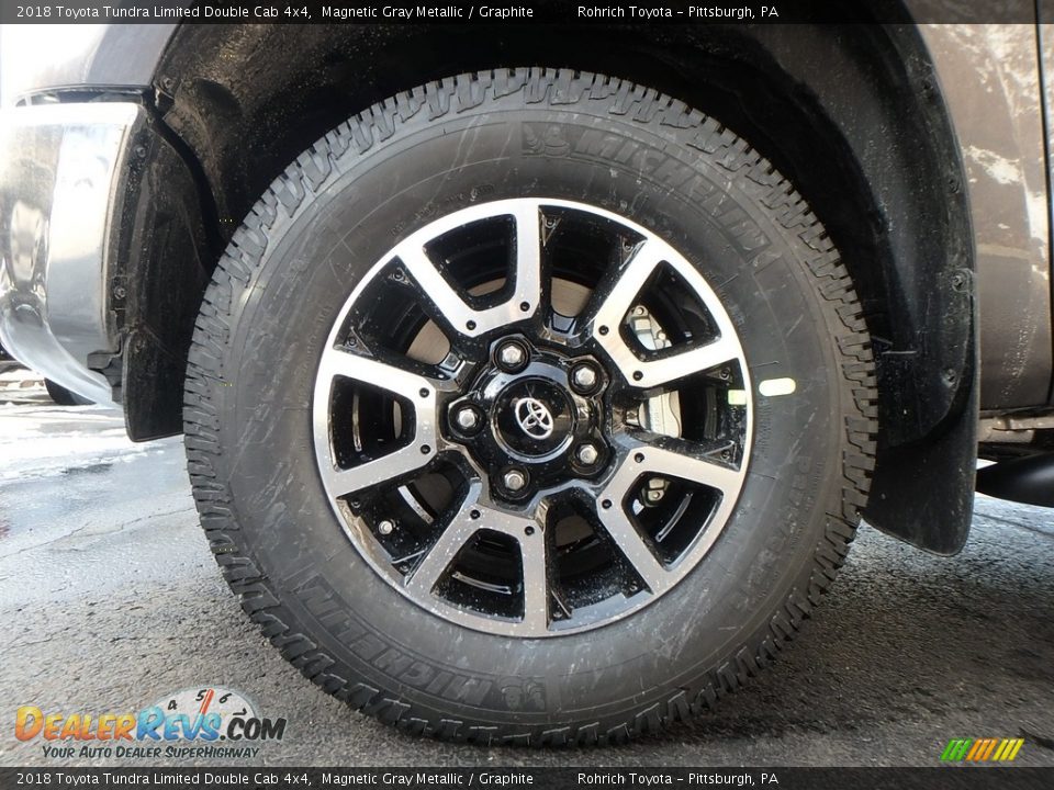 2018 Toyota Tundra Limited Double Cab 4x4 Magnetic Gray Metallic / Graphite Photo #5