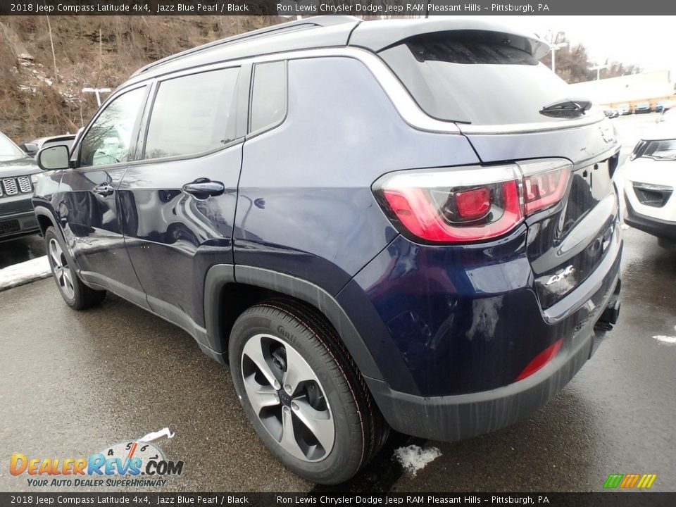 2018 Jeep Compass Latitude 4x4 Jazz Blue Pearl / Black Photo #3
