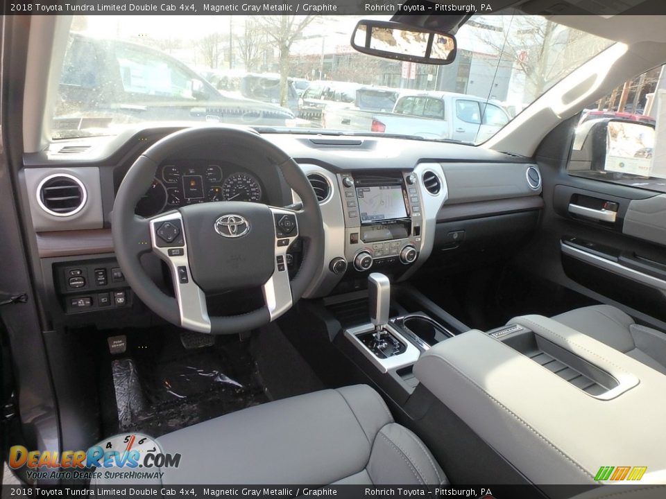 2018 Toyota Tundra Limited Double Cab 4x4 Magnetic Gray Metallic / Graphite Photo #8