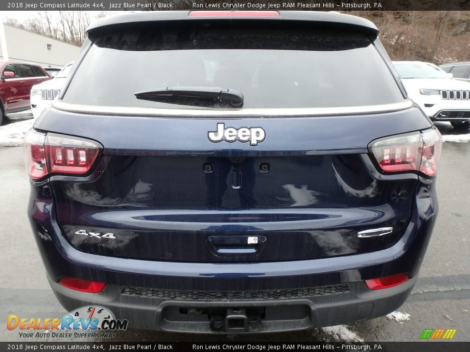 2018 Jeep Compass Latitude 4x4 Jazz Blue Pearl / Black Photo #4