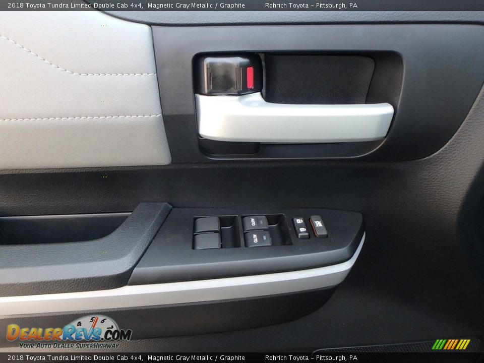 2018 Toyota Tundra Limited Double Cab 4x4 Magnetic Gray Metallic / Graphite Photo #9