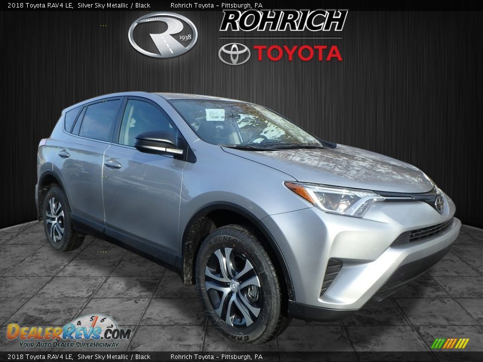 2018 Toyota RAV4 LE Silver Sky Metallic / Black Photo #1