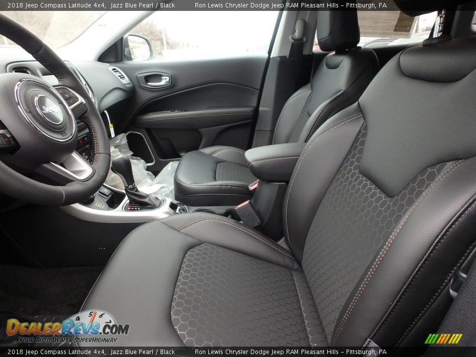 2018 Jeep Compass Latitude 4x4 Jazz Blue Pearl / Black Photo #12