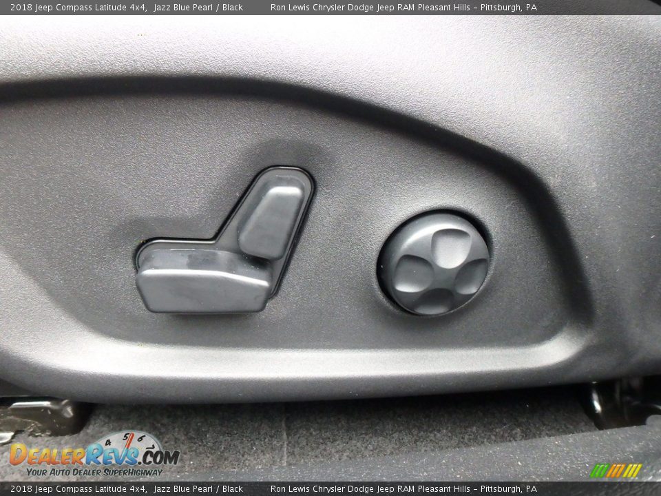 2018 Jeep Compass Latitude 4x4 Jazz Blue Pearl / Black Photo #17
