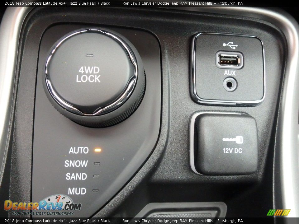 2018 Jeep Compass Latitude 4x4 Jazz Blue Pearl / Black Photo #18