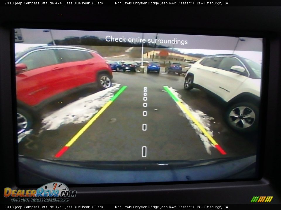 2018 Jeep Compass Latitude 4x4 Jazz Blue Pearl / Black Photo #19