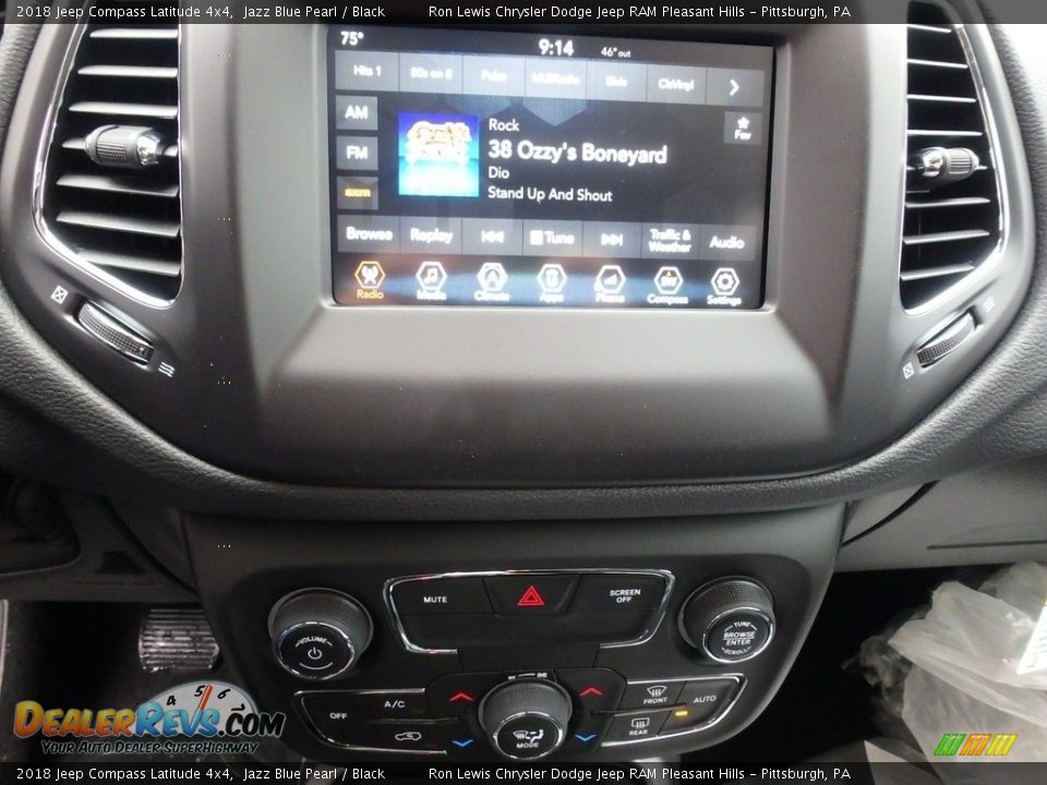 2018 Jeep Compass Latitude 4x4 Jazz Blue Pearl / Black Photo #20