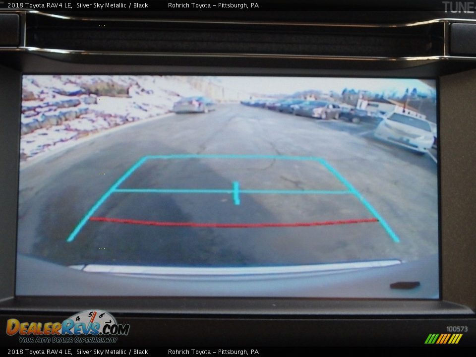 2018 Toyota RAV4 LE Silver Sky Metallic / Black Photo #12