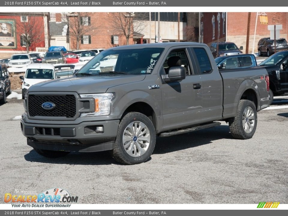 2018 Ford F150 STX SuperCab 4x4 Lead Foot / Black Photo #1