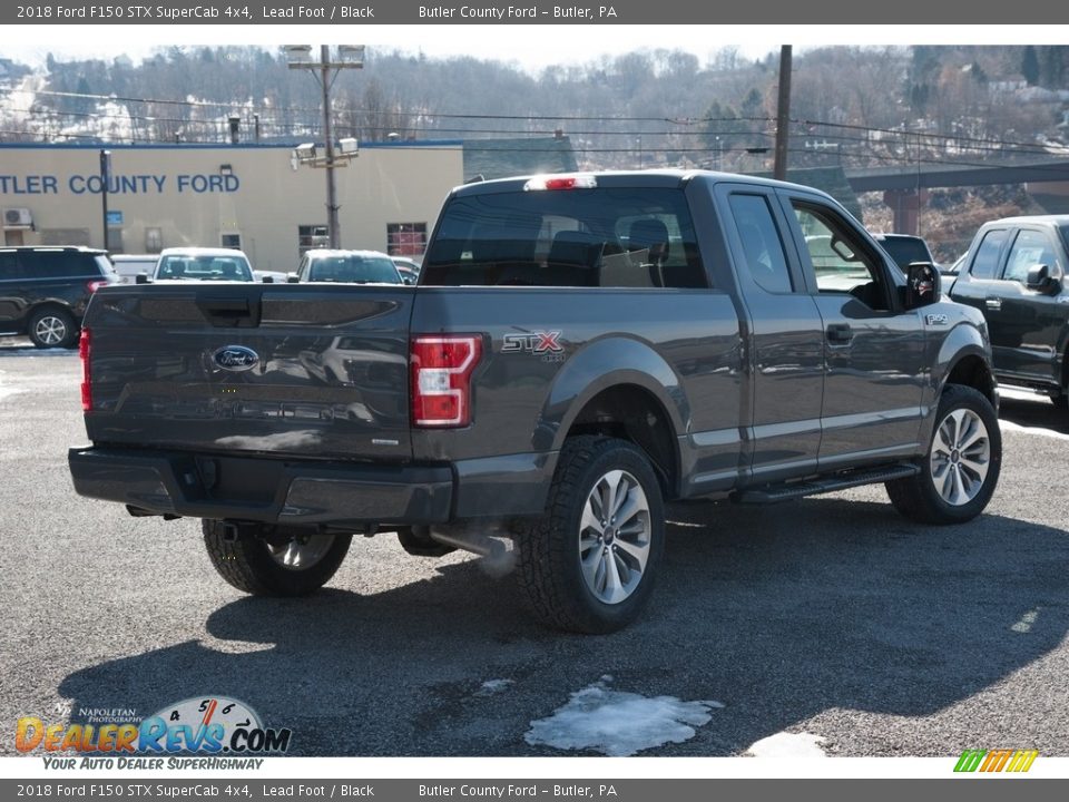 2018 Ford F150 STX SuperCab 4x4 Lead Foot / Black Photo #2