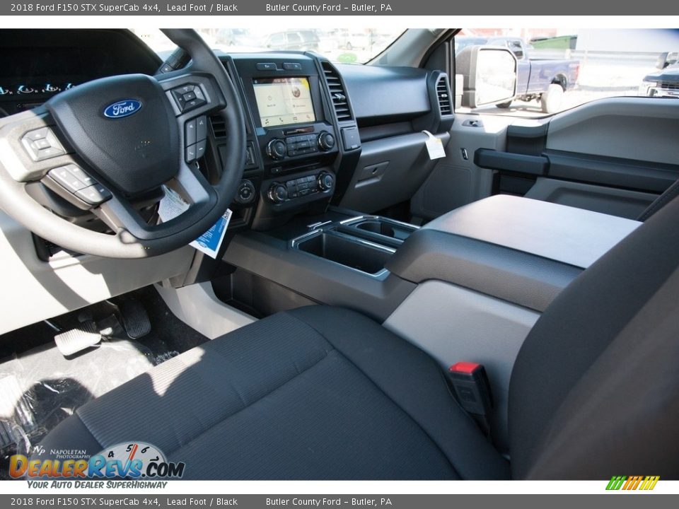 2018 Ford F150 STX SuperCab 4x4 Lead Foot / Black Photo #7