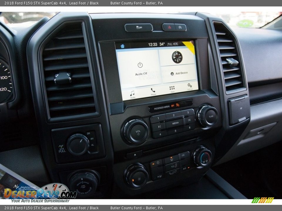 2018 Ford F150 STX SuperCab 4x4 Lead Foot / Black Photo #11