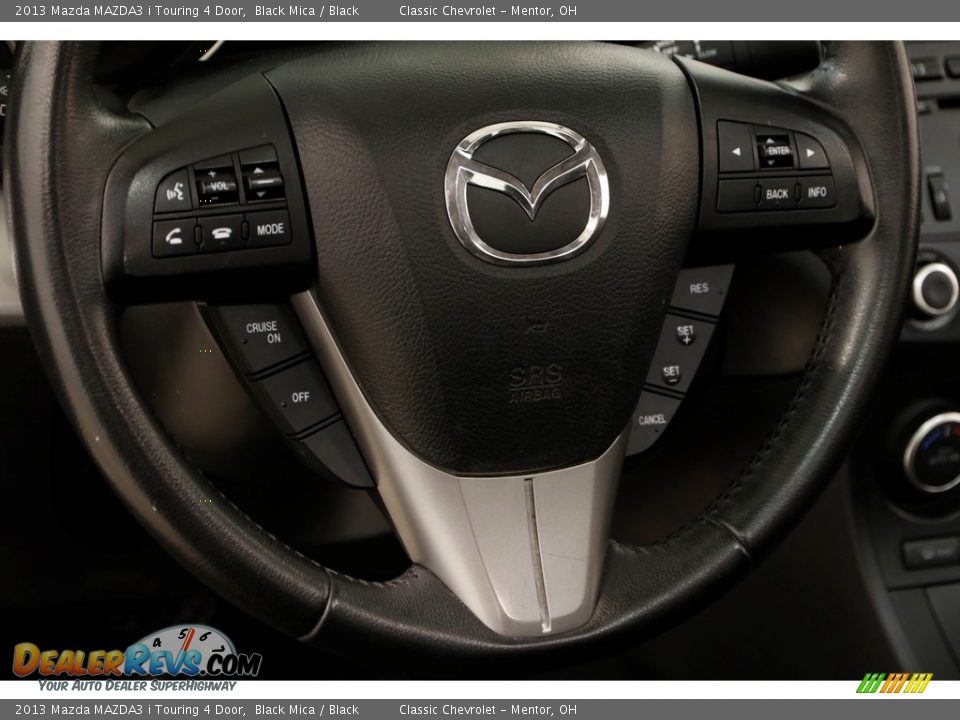 2013 Mazda MAZDA3 i Touring 4 Door Black Mica / Black Photo #6