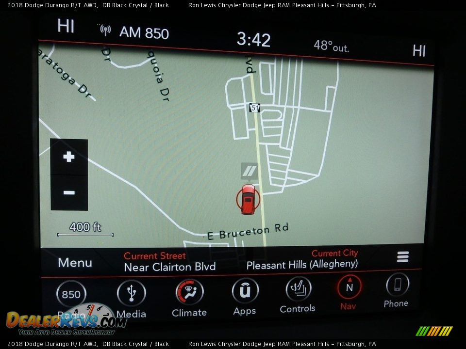 2018 Dodge Durango R/T AWD DB Black Crystal / Black Photo #18