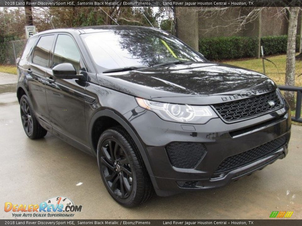 2018 Land Rover Discovery Sport HSE Santorini Black Metallic / Ebony/Pimento Photo #2